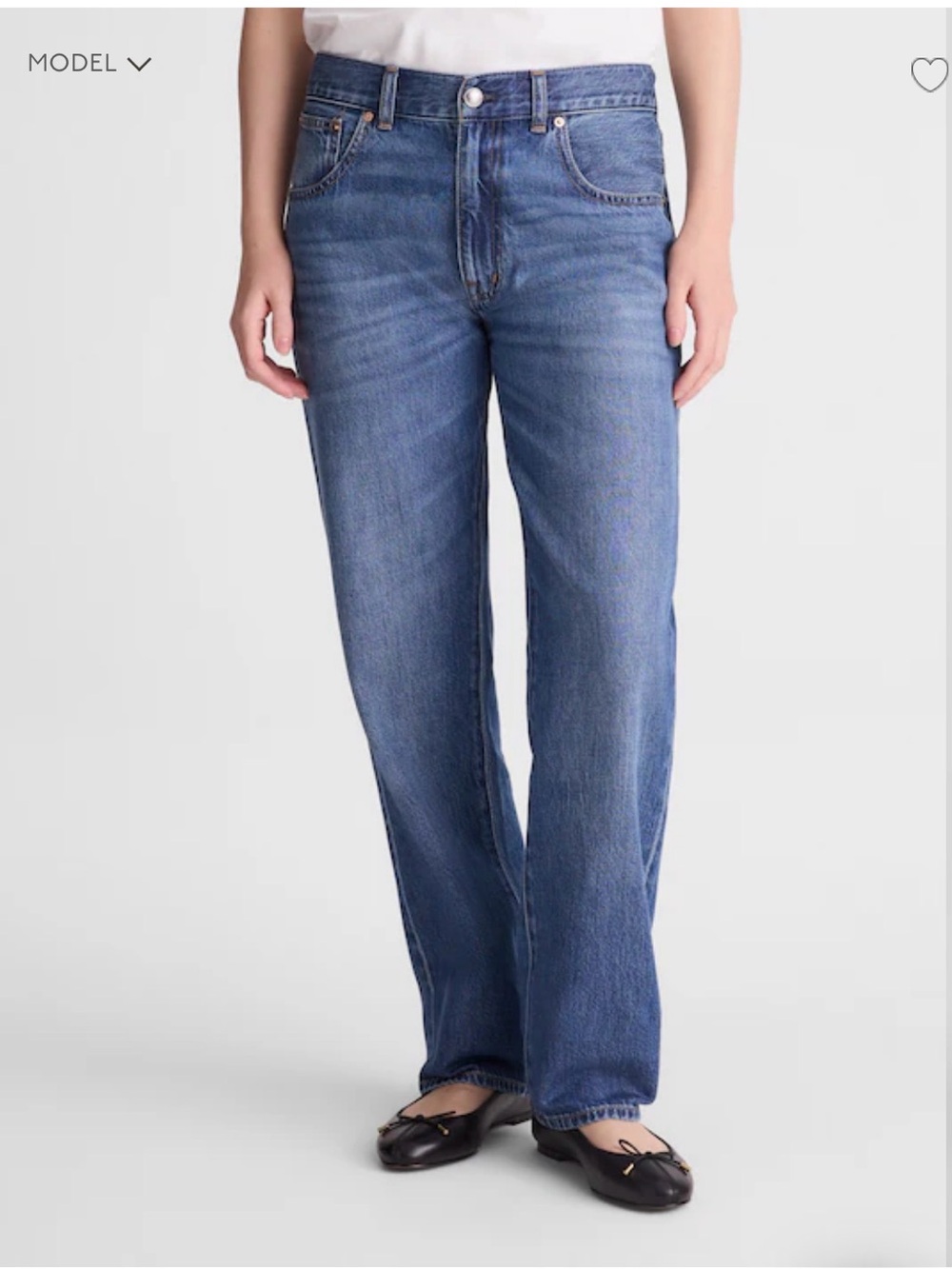 NWT Madewell Dean Easy Straight Jeans